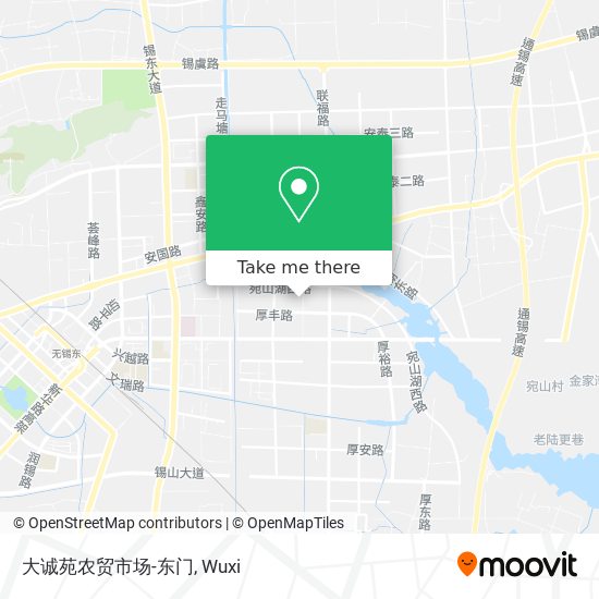 大诚苑农贸市场-东门 map