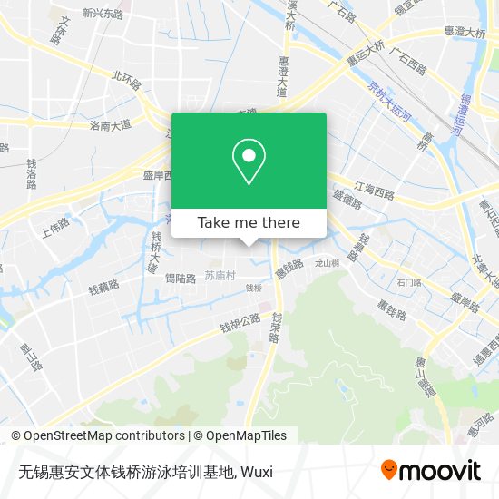 无锡惠安文体钱桥游泳培训基地 map