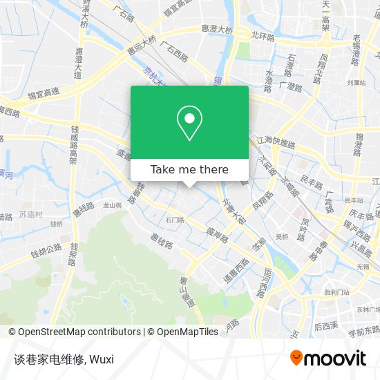 谈巷家电维修 map