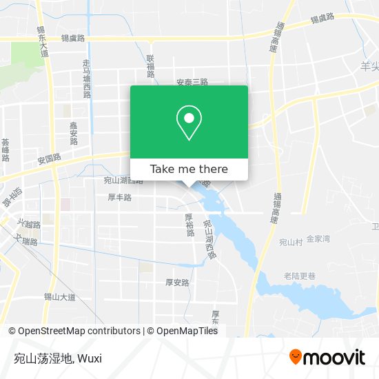 宛山荡湿地 map