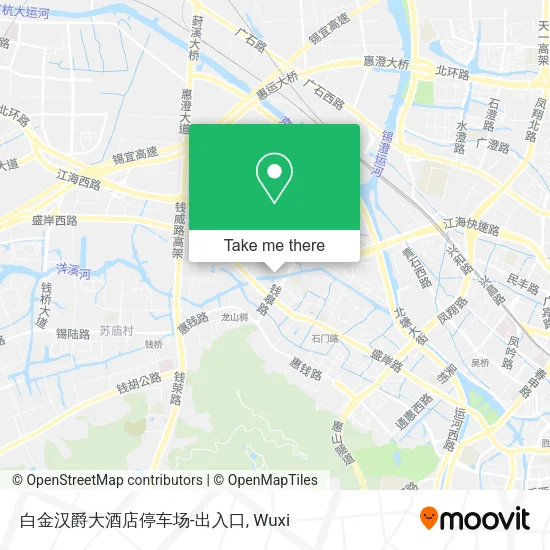 白金汉爵大酒店停车场-出入口 map