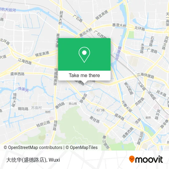 大统华(盛德路店) map