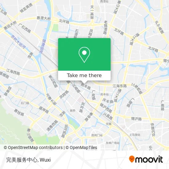 完美服务中心 map