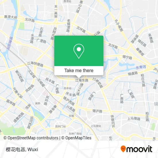 樱花电器 map