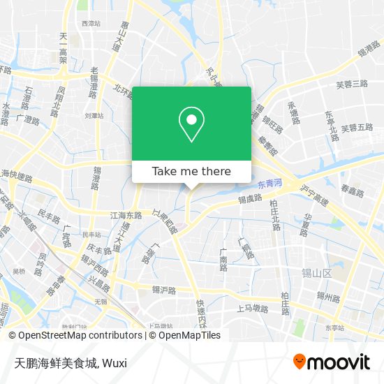 天鹏海鲜美食城 map
