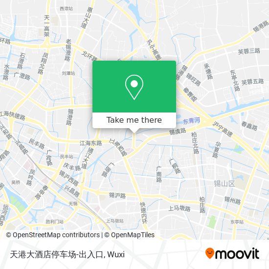 天港大酒店停车场-出入口 map