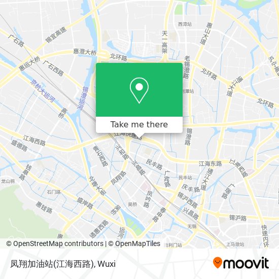 凤翔加油站(江海西路) map