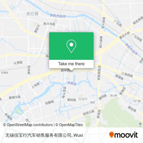 无锡信宝行汽车销售服务有限公司 map