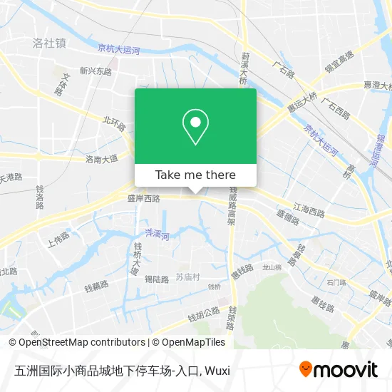五洲国际小商品城地下停车场-入口 map