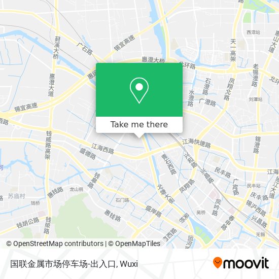 国联金属市场停车场-出入口 map