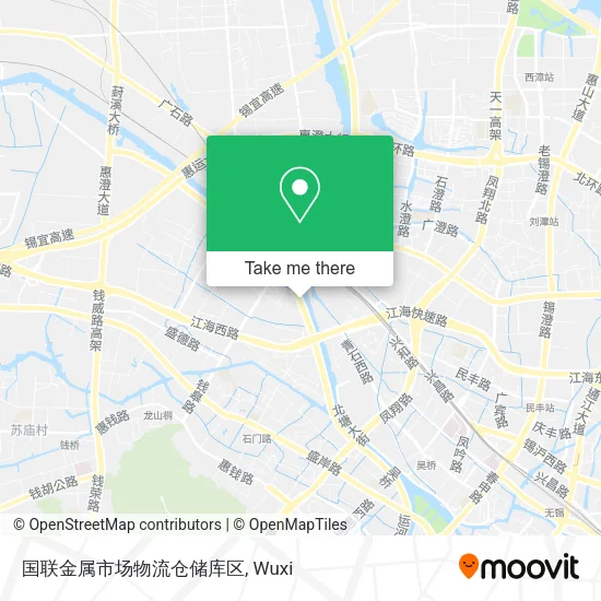 国联金属市场物流仓储库区 map
