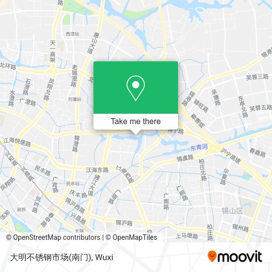 大明不锈钢市场(南门) map