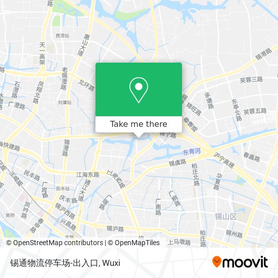 锡通物流停车场-出入口 map