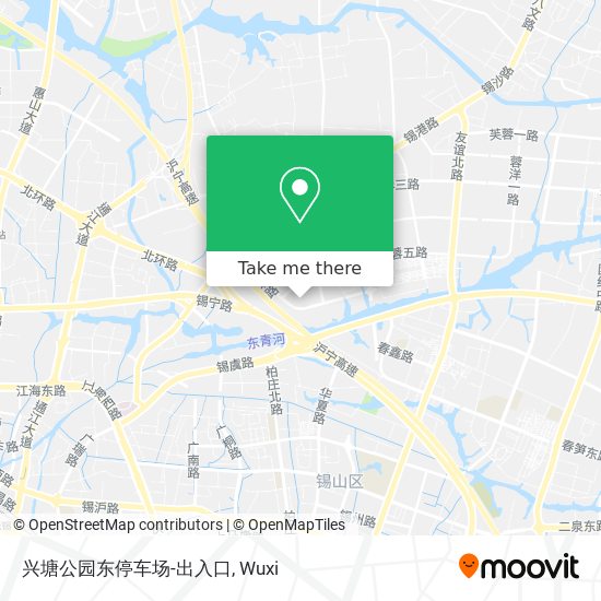 兴塘公园东停车场-出入口 map