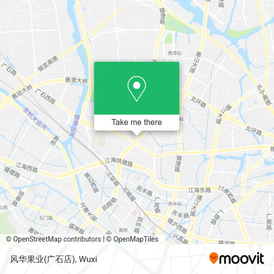 风华果业(广石店) map