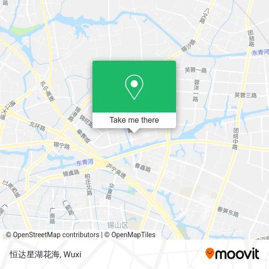 恒达星湖花海 map
