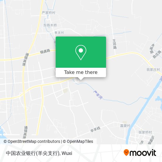 中国农业银行(羊尖支行) map