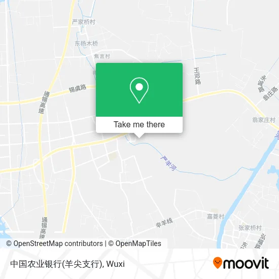 中国农业银行(羊尖支行) map
