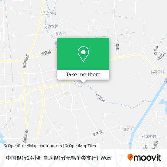 中国银行24小时自助银行(无锡羊尖支行) map