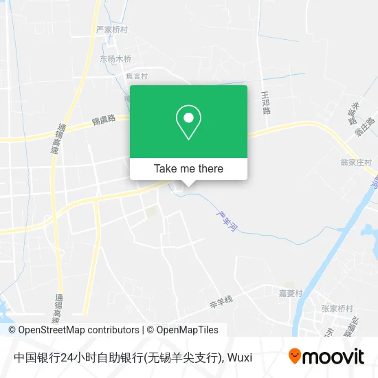中国银行24小时自助银行(无锡羊尖支行) map
