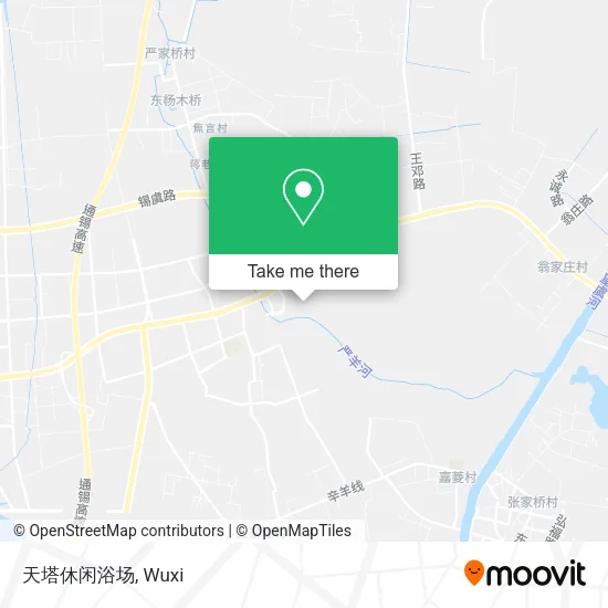 天塔休闲浴场 map