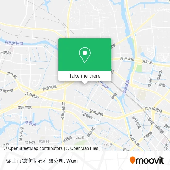 锡山市德润制衣有限公司 map