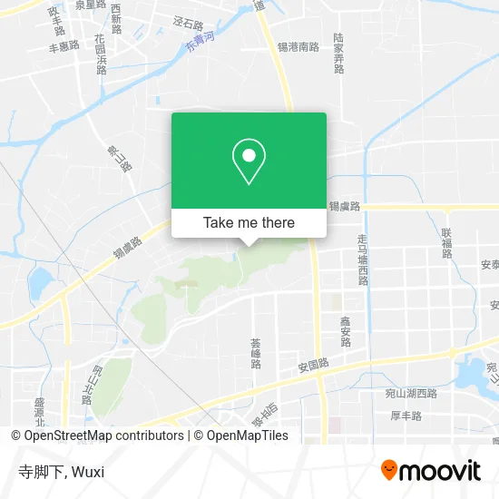 寺脚下 map