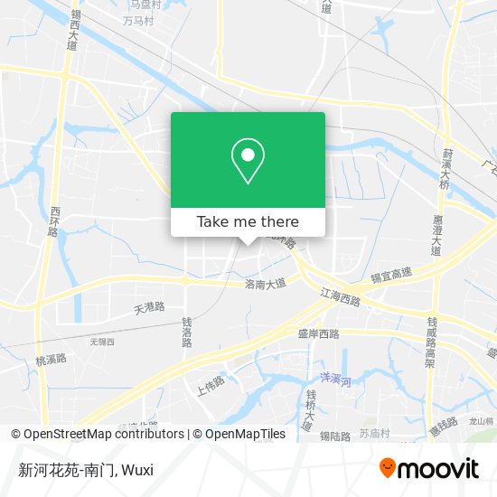 新河花苑-南门 map