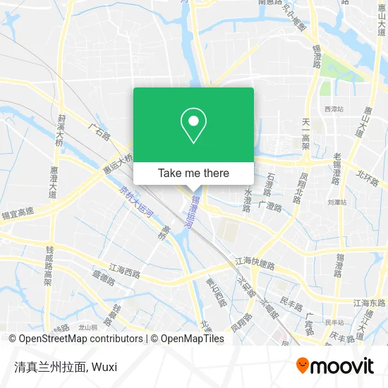 清真兰州拉面 map