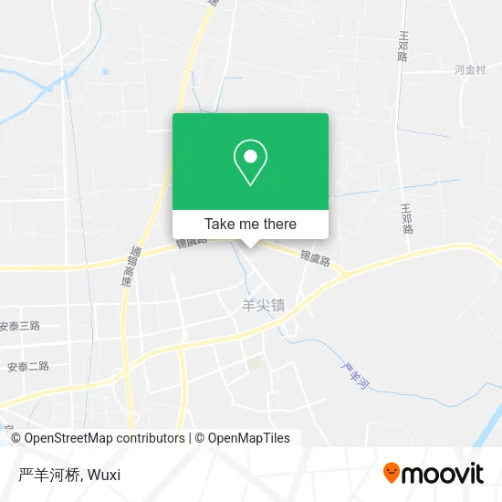 严羊河桥 map