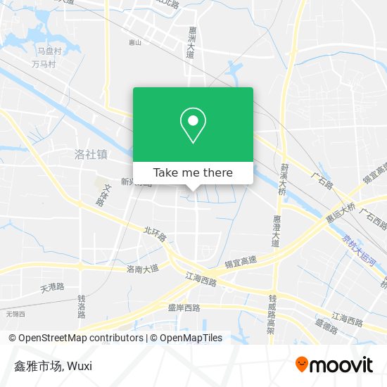 鑫雅市场 map