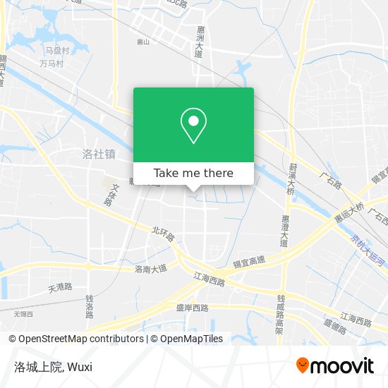 洛城上院 map