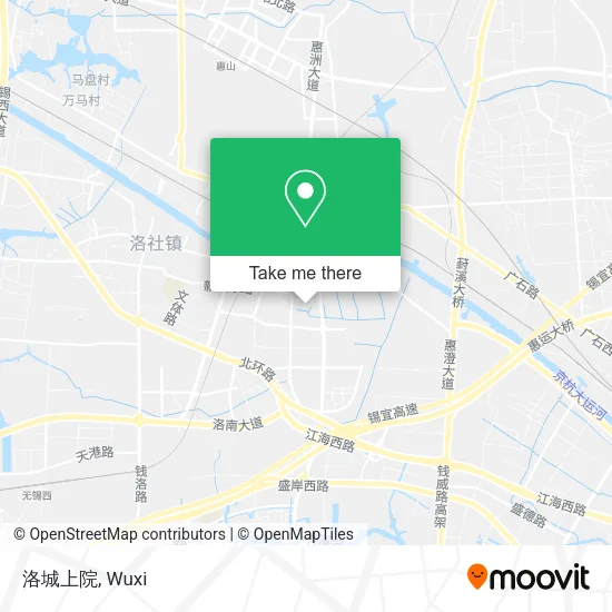 洛城上院 map