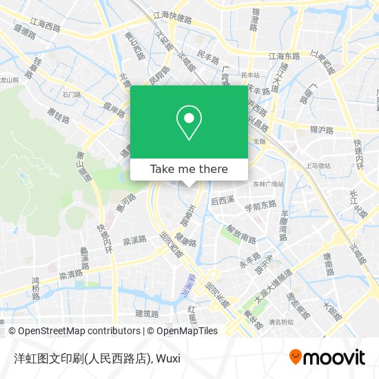 洋虹图文印刷(人民西路店) map