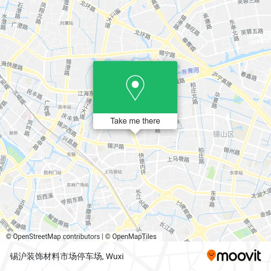 锡沪装饰材料市场停车场 map