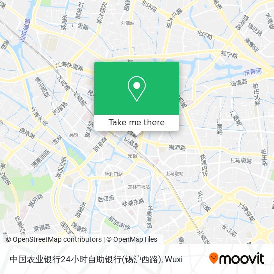 中国农业银行24小时自助银行(锡沪西路) map