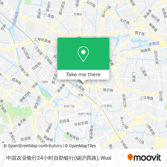 中国农业银行24小时自助银行(锡沪西路) map