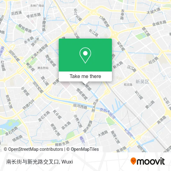 南长街与新光路交叉口 map
