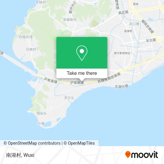 南湖村 map