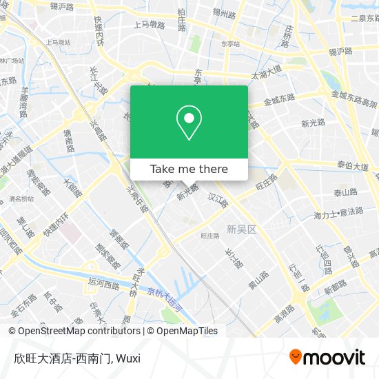 欣旺大酒店-西南门 map