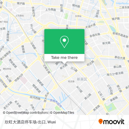 欣旺大酒店停车场-出口 map