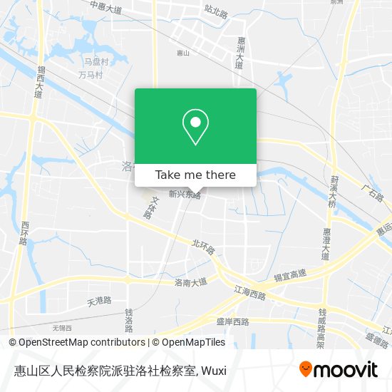 惠山区人民检察院派驻洛社检察室 map