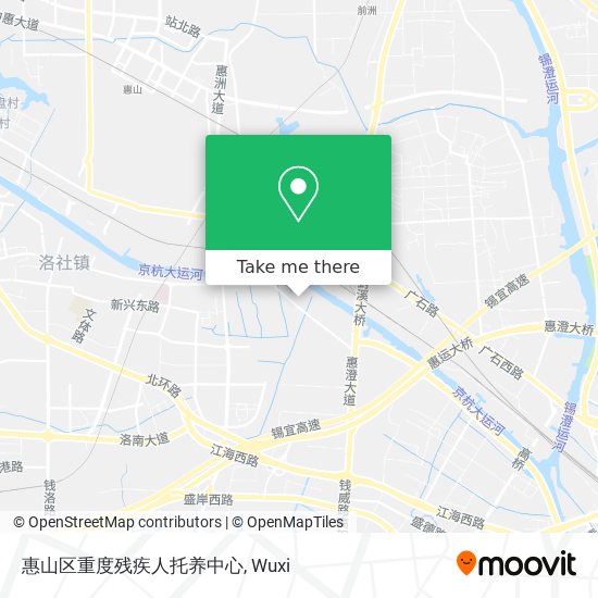 惠山区重度残疾人托养中心 map