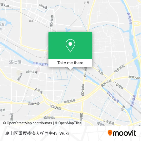 惠山区重度残疾人托养中心 map