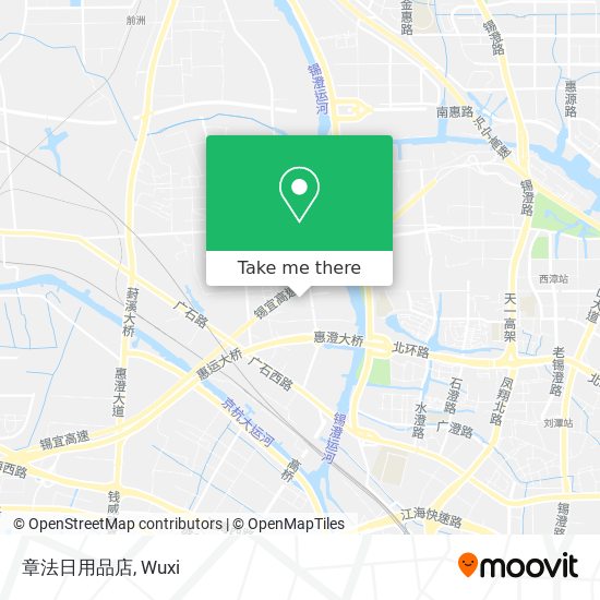 章法日用品店 map