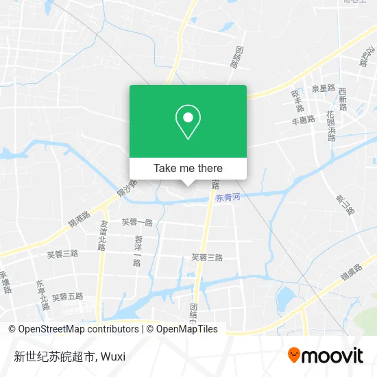 新世纪苏皖超市 map