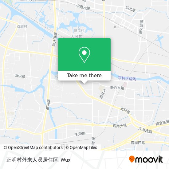 正明村外来人员居住区 map