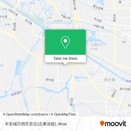 丰安锡日用百货店(志勇连锁) map