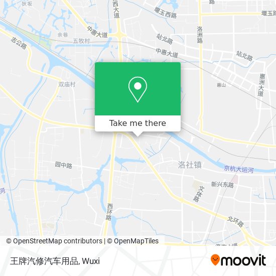 王牌汽修汽车用品 map