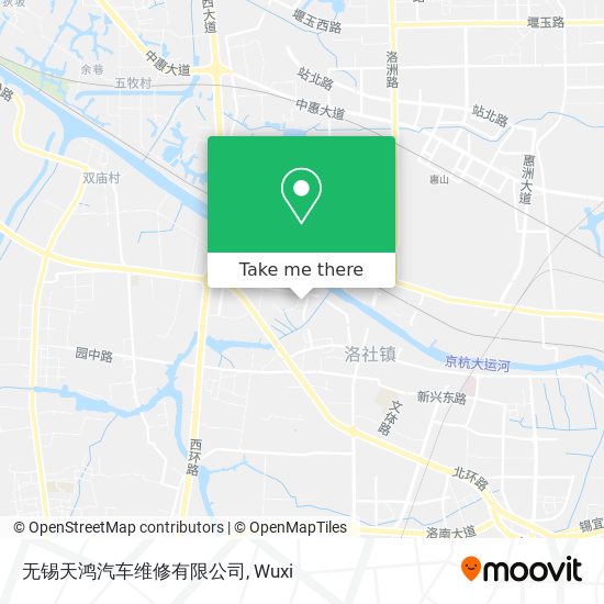 无锡天鸿汽车维修有限公司 map